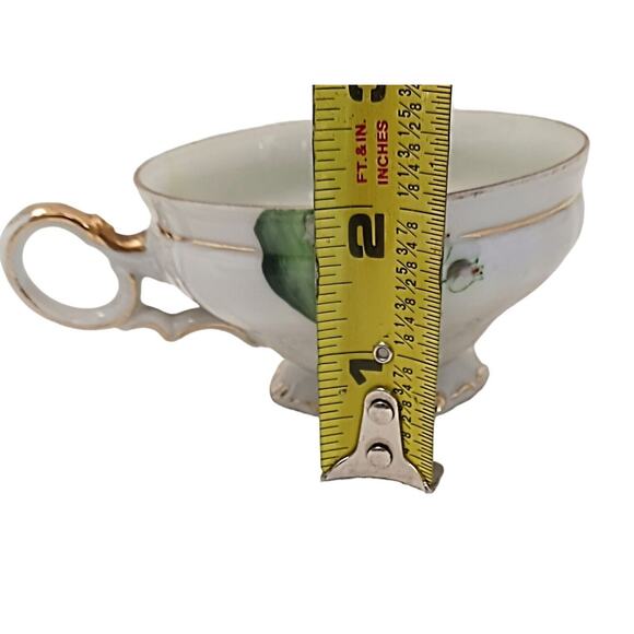 EW Princess LILY OF THE VALLEY Tea Cup Saucer Hand Painted Vnt RARE Marked 3/324 - Picture 15 of 16